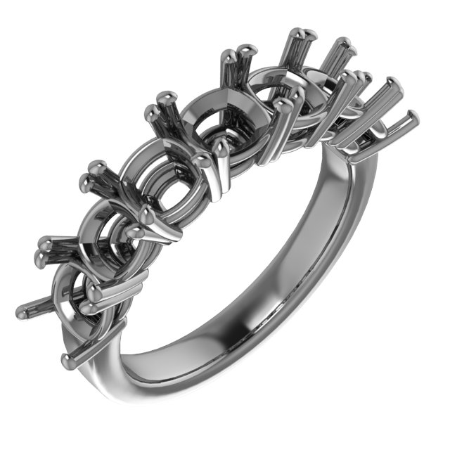 11x9 mm Emerald Engagement Ring Mounting