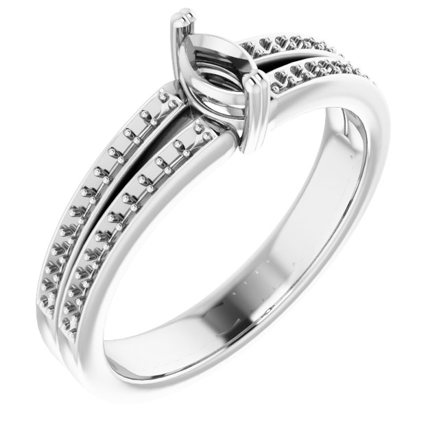 14k White Gold