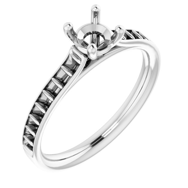 Accented Engagement Ring