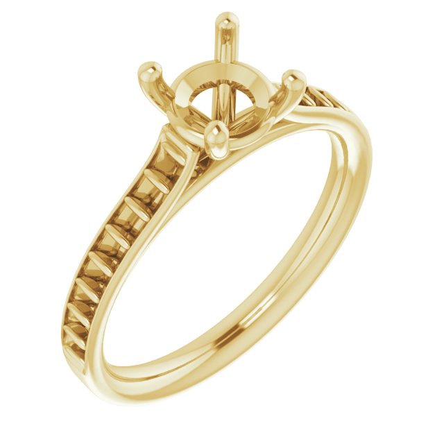 Accented Engagement Ring