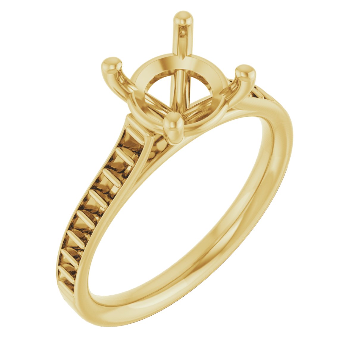 Accented Engagement Ring