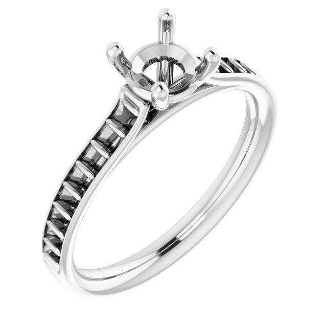 Accented Engagement Ring
