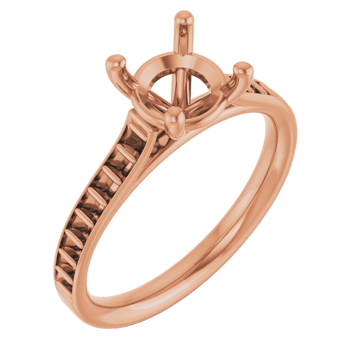 Accented Engagement Ring