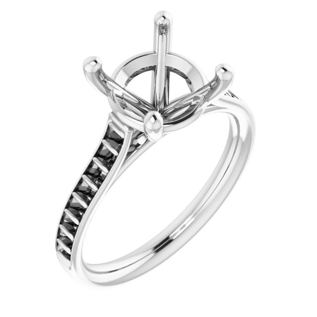 Accented Engagement Ring