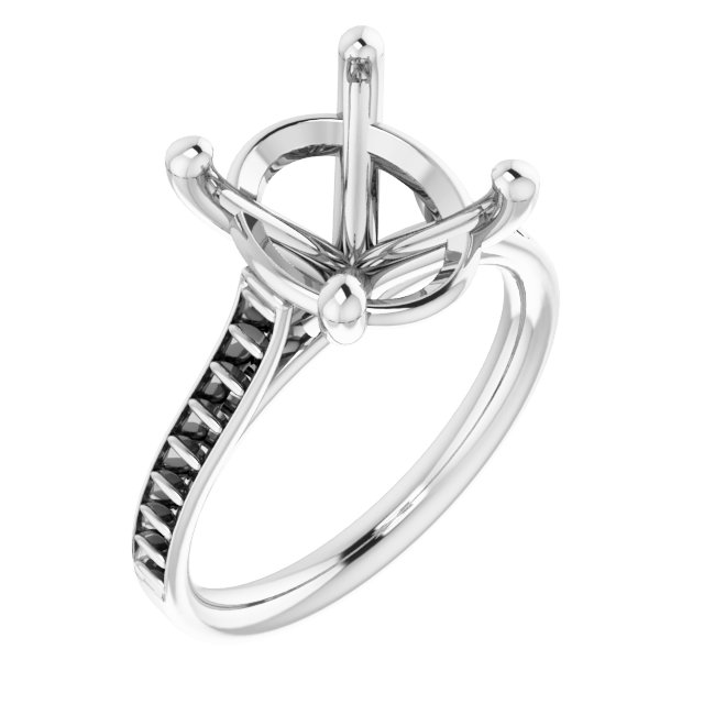 Accented Engagement Ring