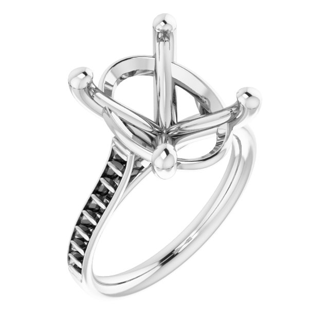 Accented Engagement Ring