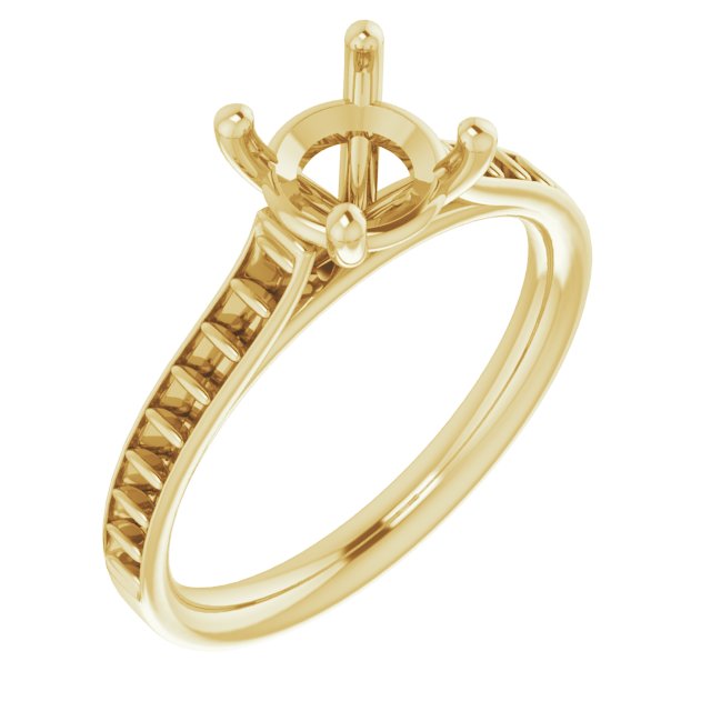 Accented Engagement Ring