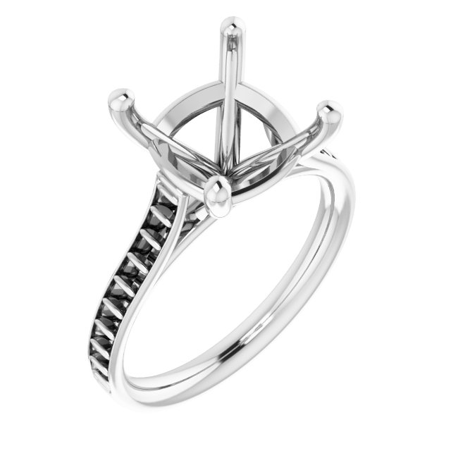 Accented Engagement Ring