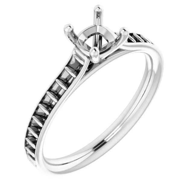 Accented Engagement Ring