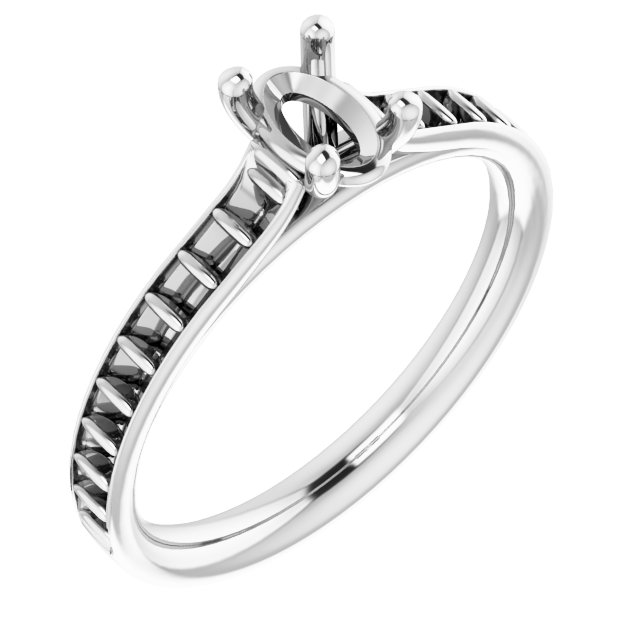 Accented Engagement Ring