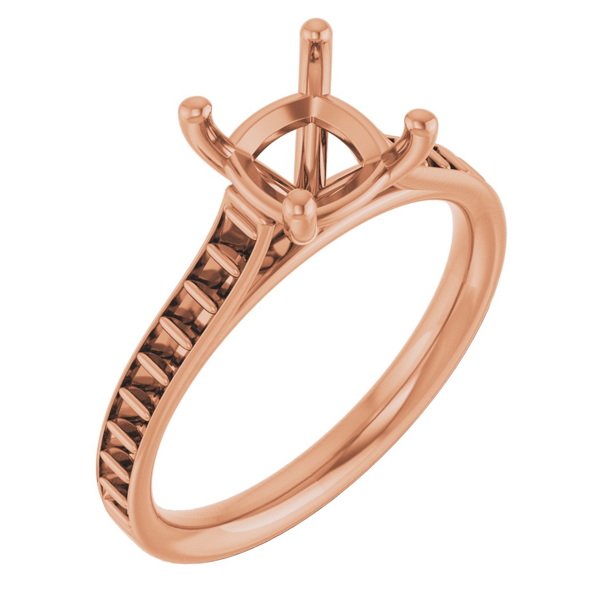 Accented Engagement Ring