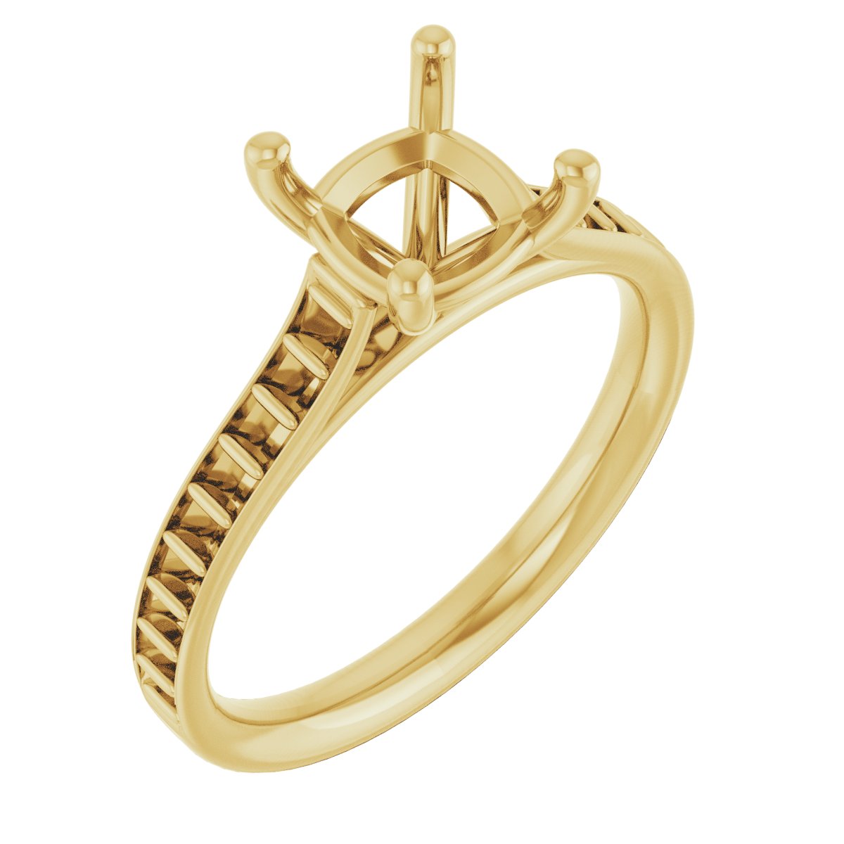 Accented Engagement Ring