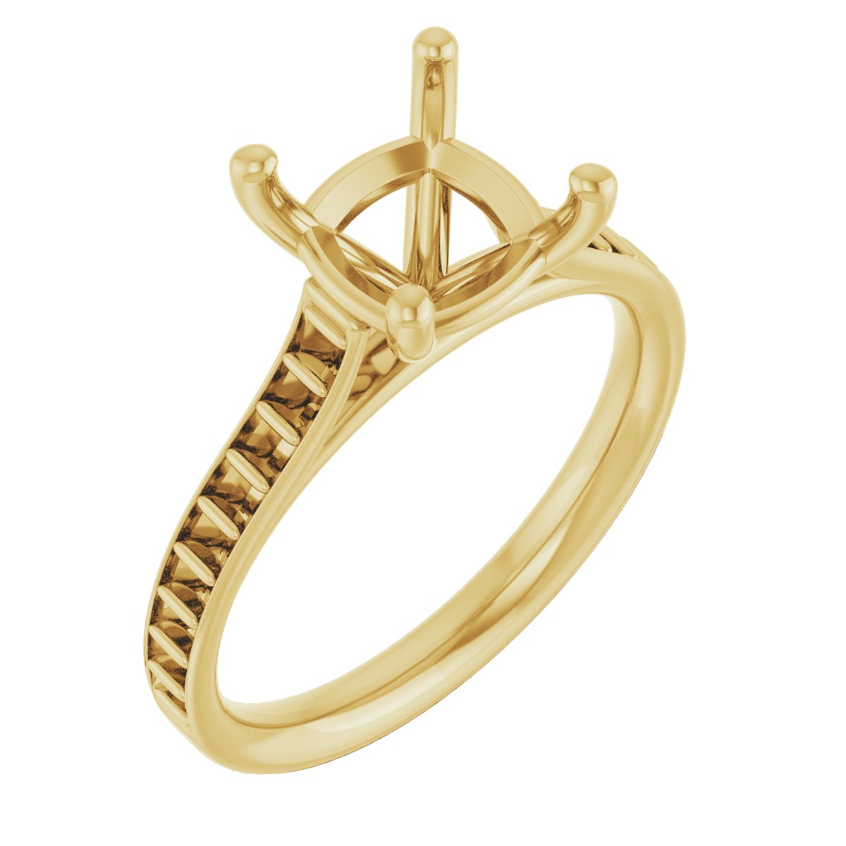 Accented Engagement Ring