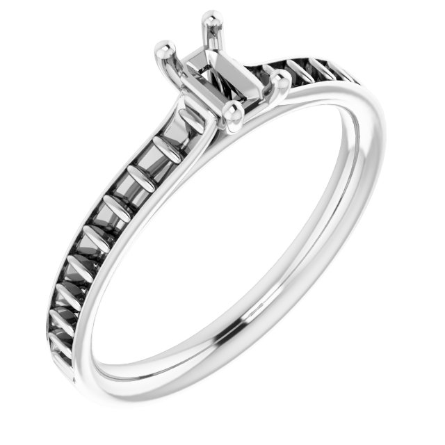 Accented Engagement Ring