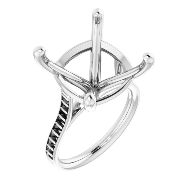 Accented Engagement Ring
