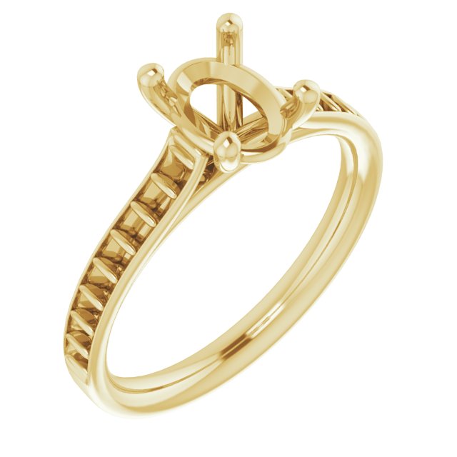 Accented Engagement Ring