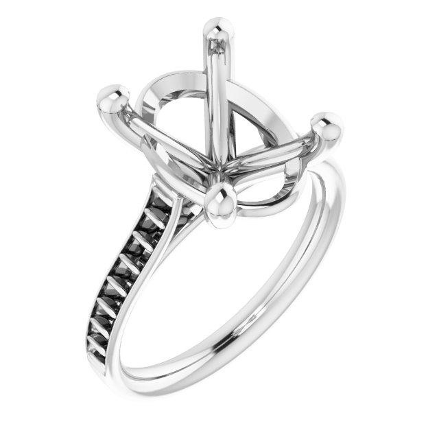 Accented Engagement Ring