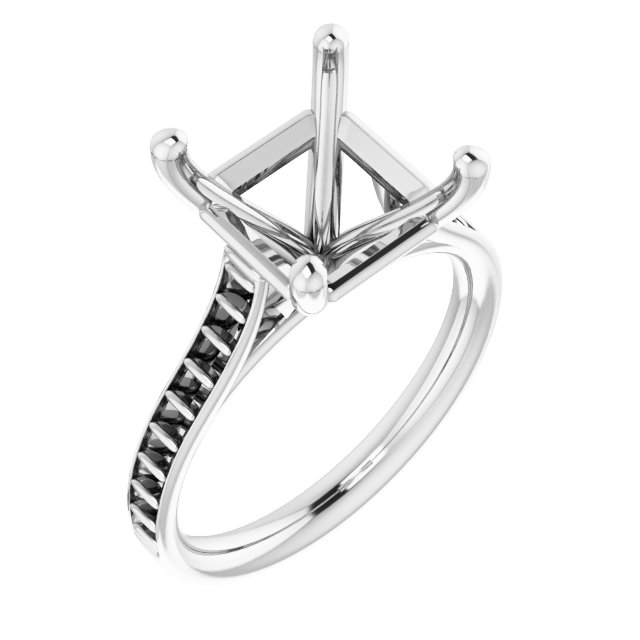 Accented Engagement Ring