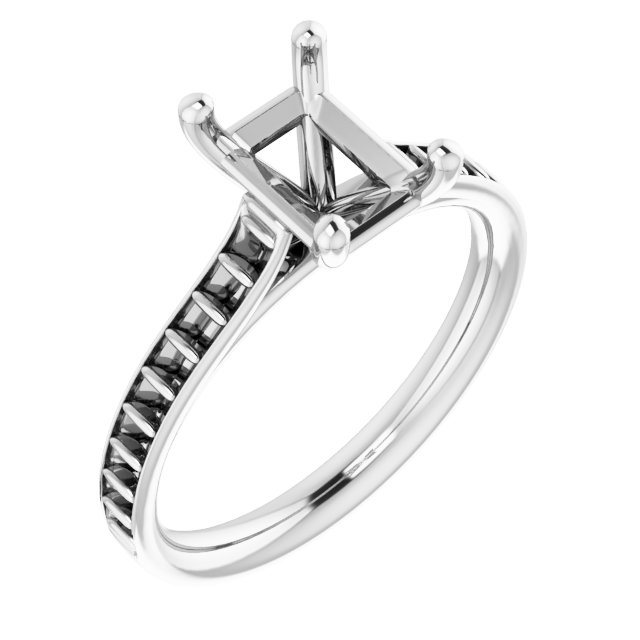 Accented Engagement Ring