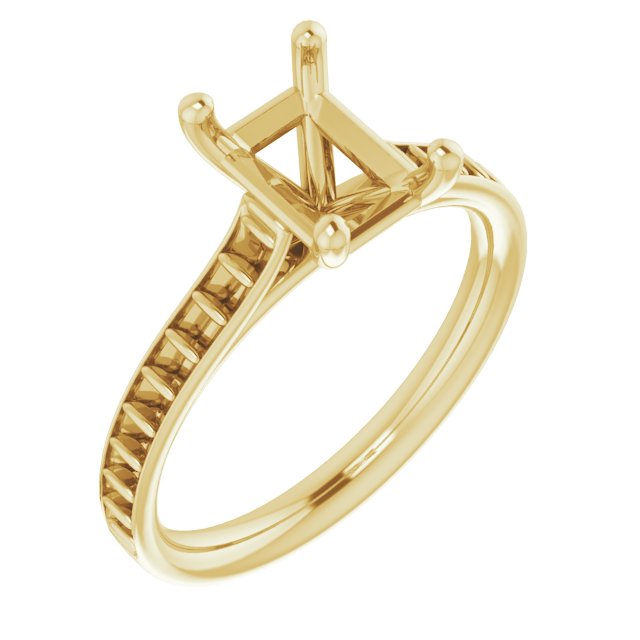 Accented Engagement Ring