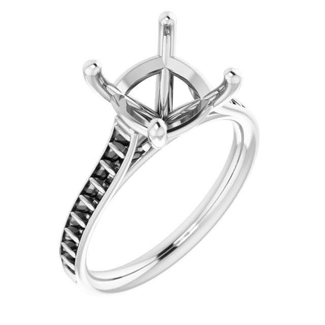 Accented Engagement Ring