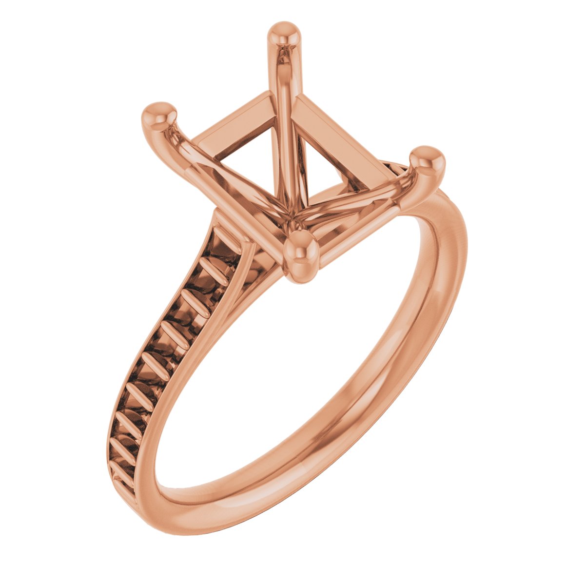 Accented Engagement Ring