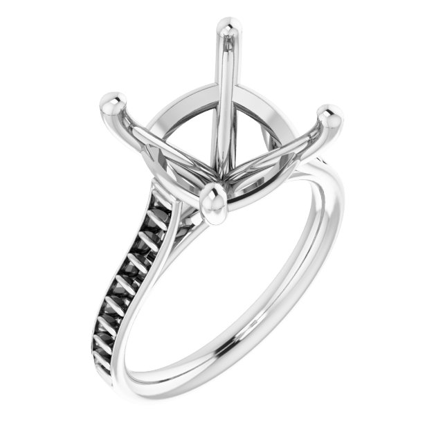 Accented Engagement Ring