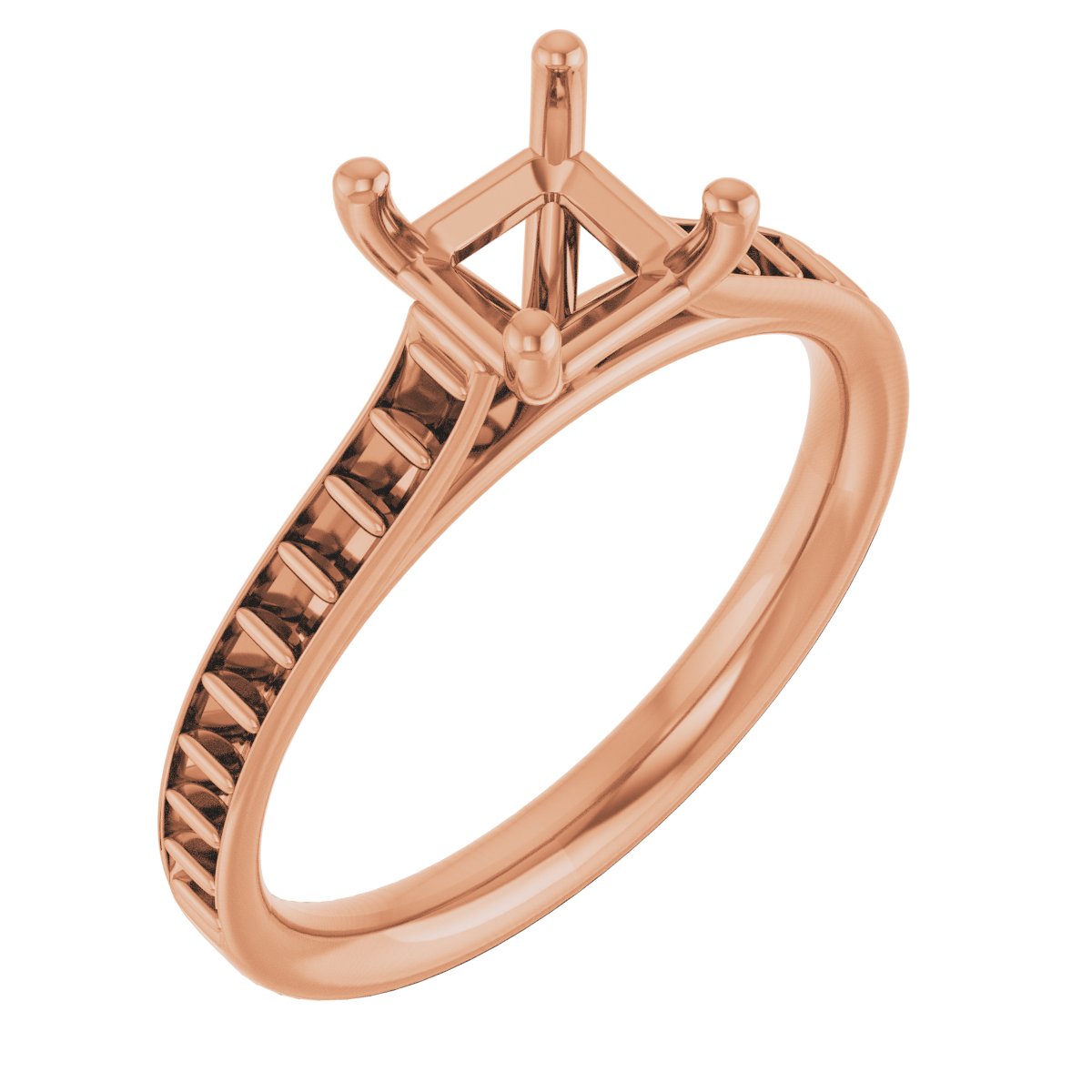 Accented Engagement Ring