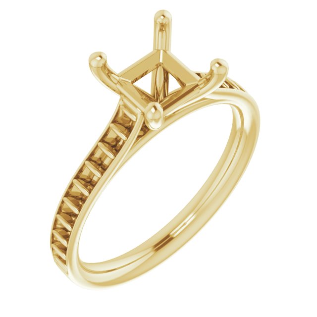 Accented Engagement Ring