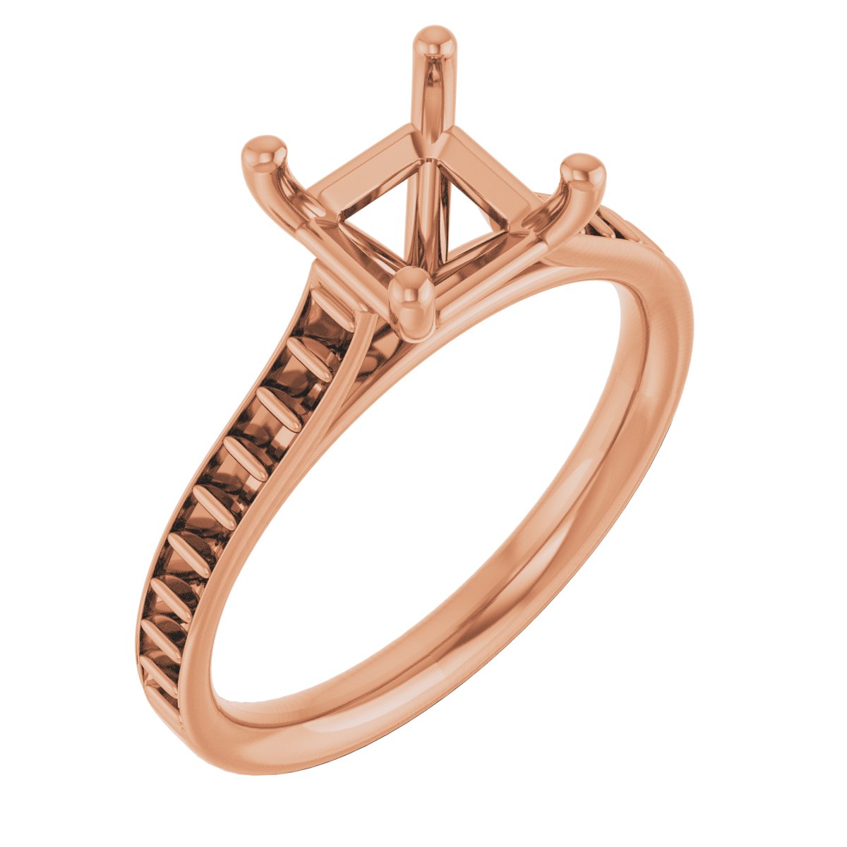 Accented Engagement Ring