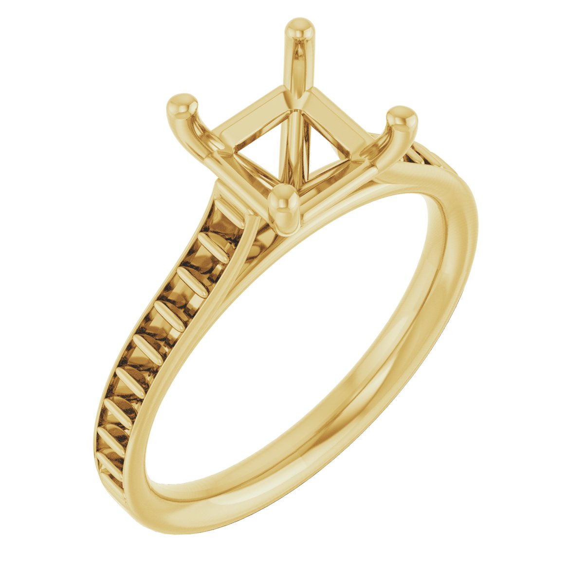 Accented Engagement Ring