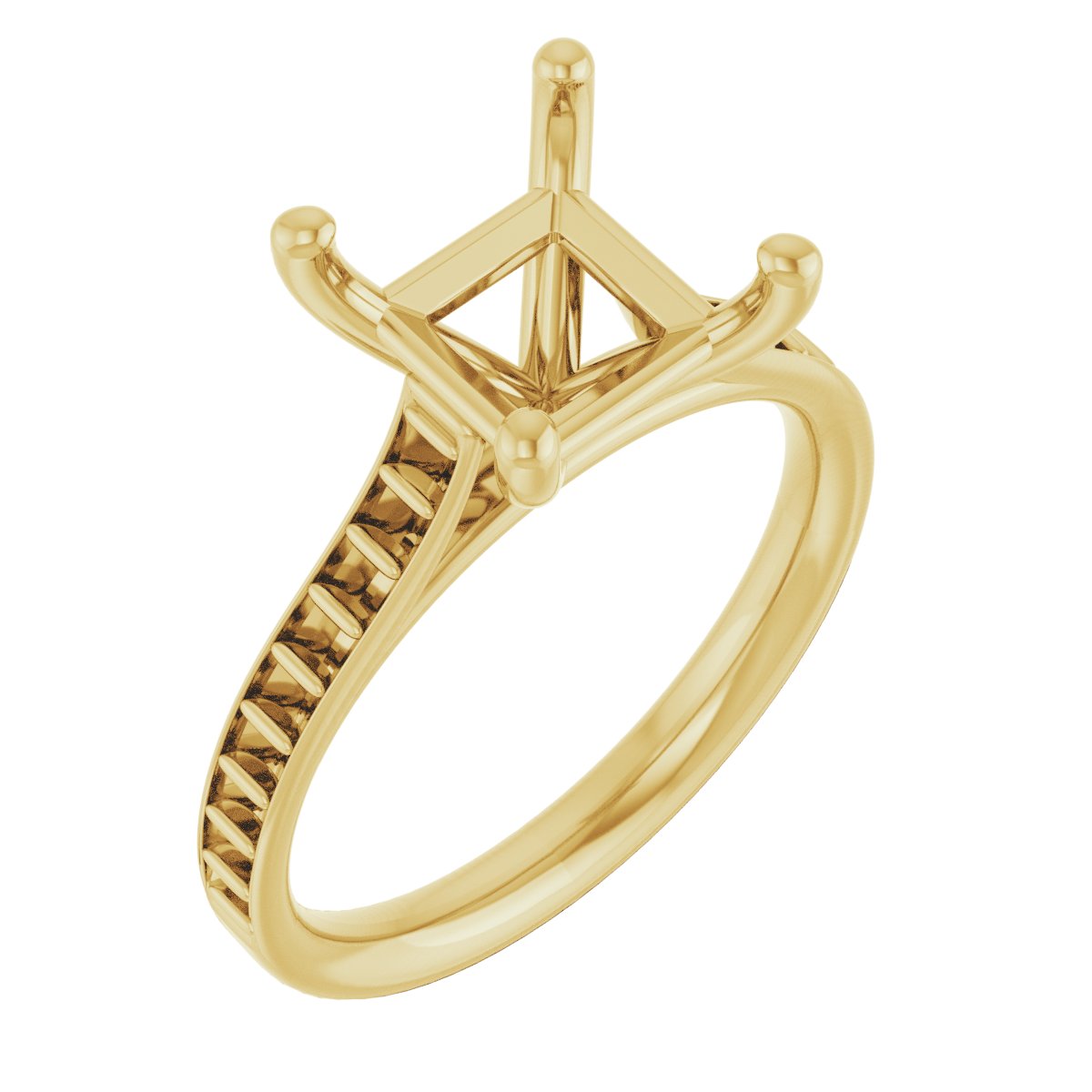 Accented Engagement Ring