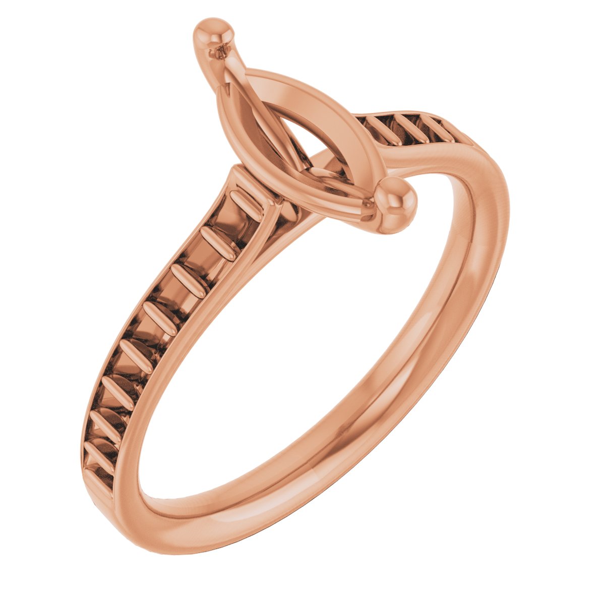 Accented Engagement Ring