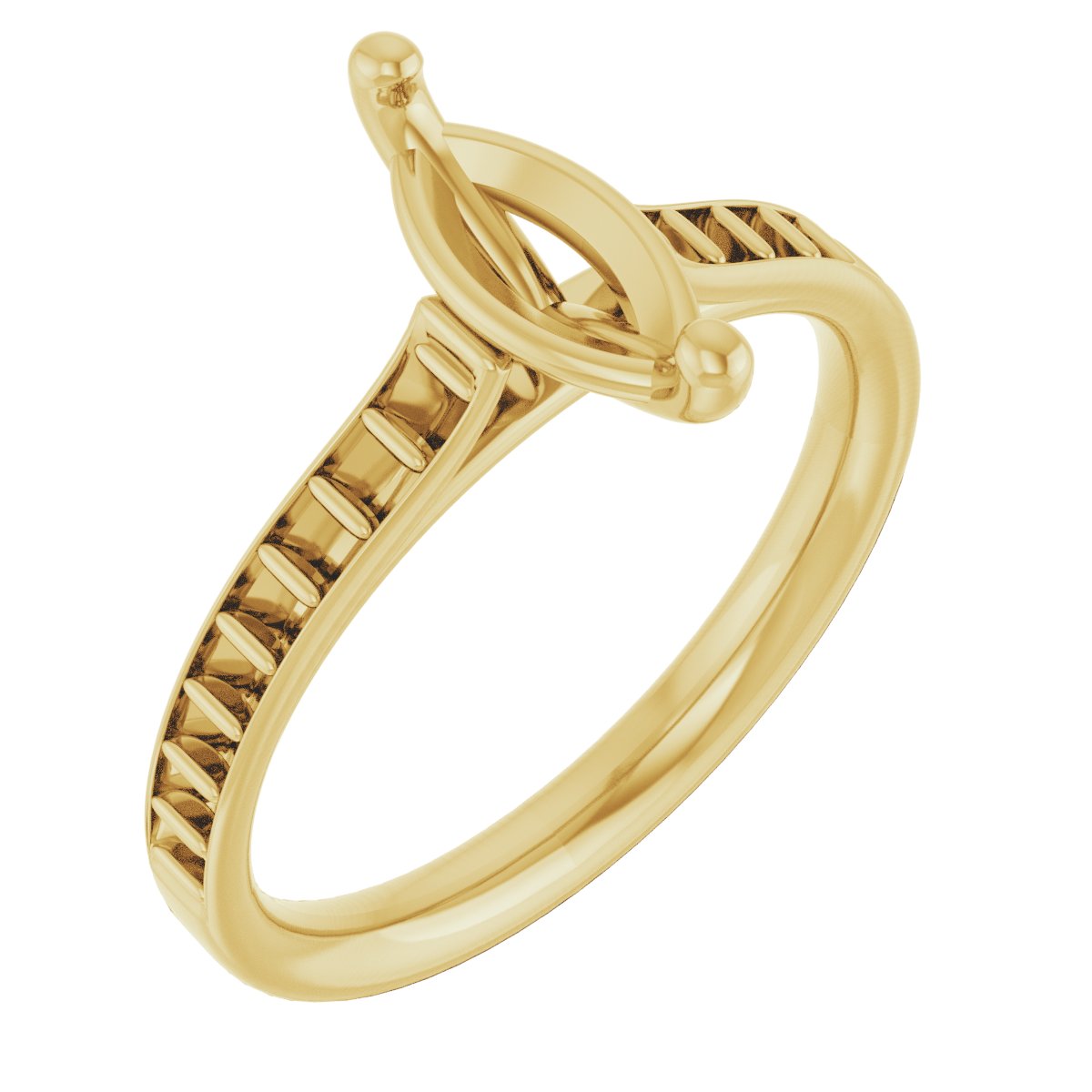 Accented Engagement Ring