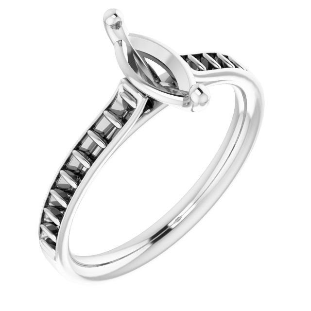 Accented Engagement Ring