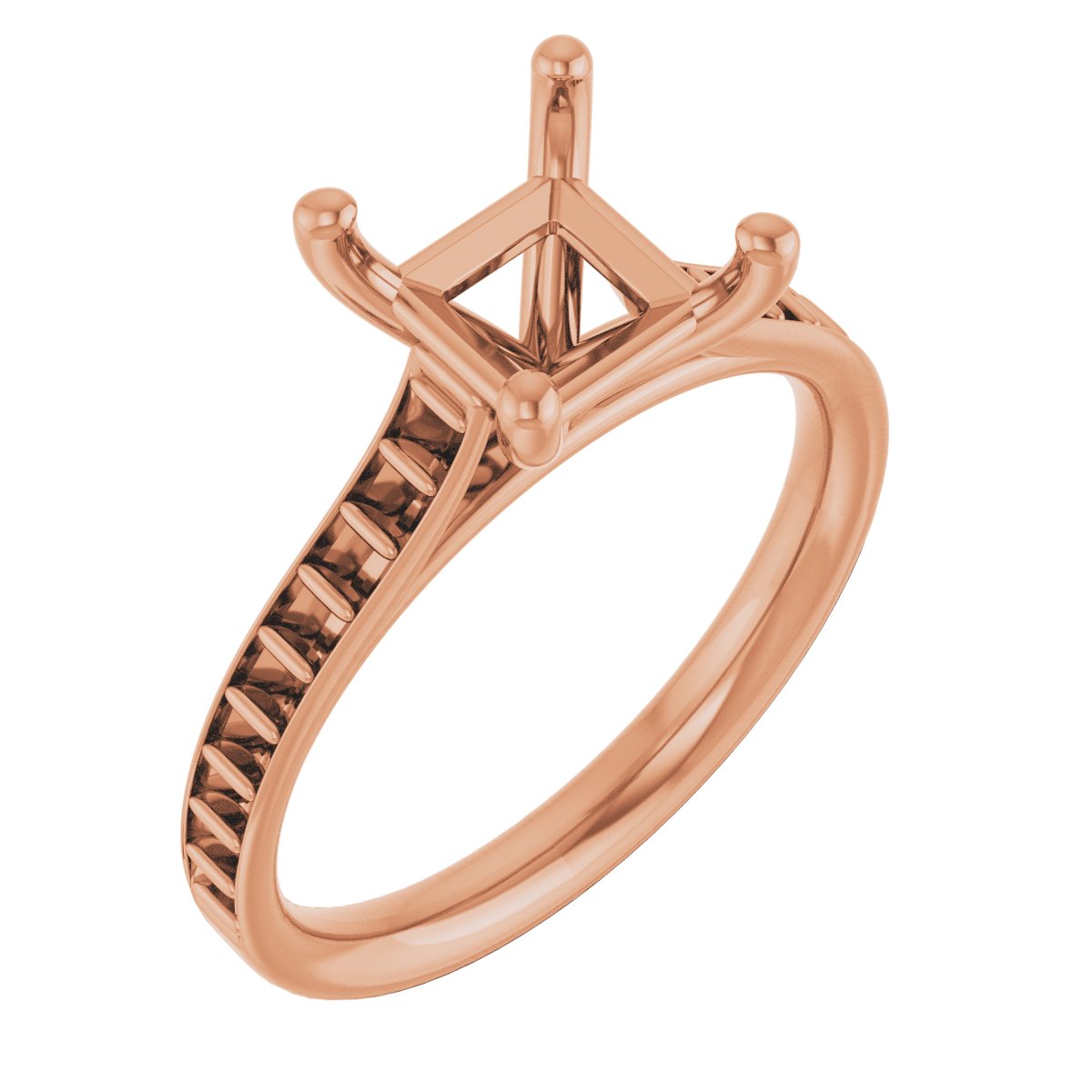 Accented Engagement Ring