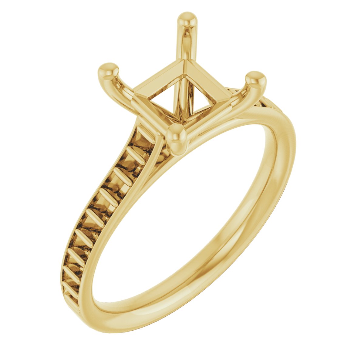 Accented Engagement Ring