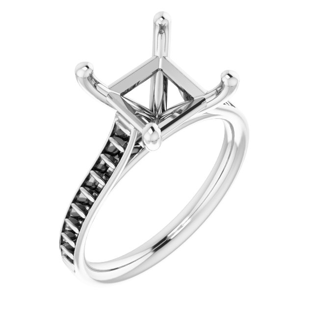 Accented Engagement Ring