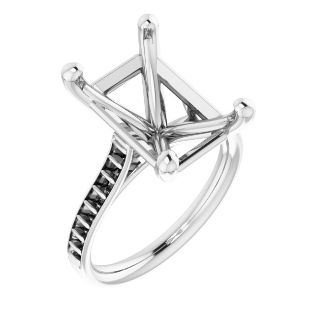 Accented Engagement Ring