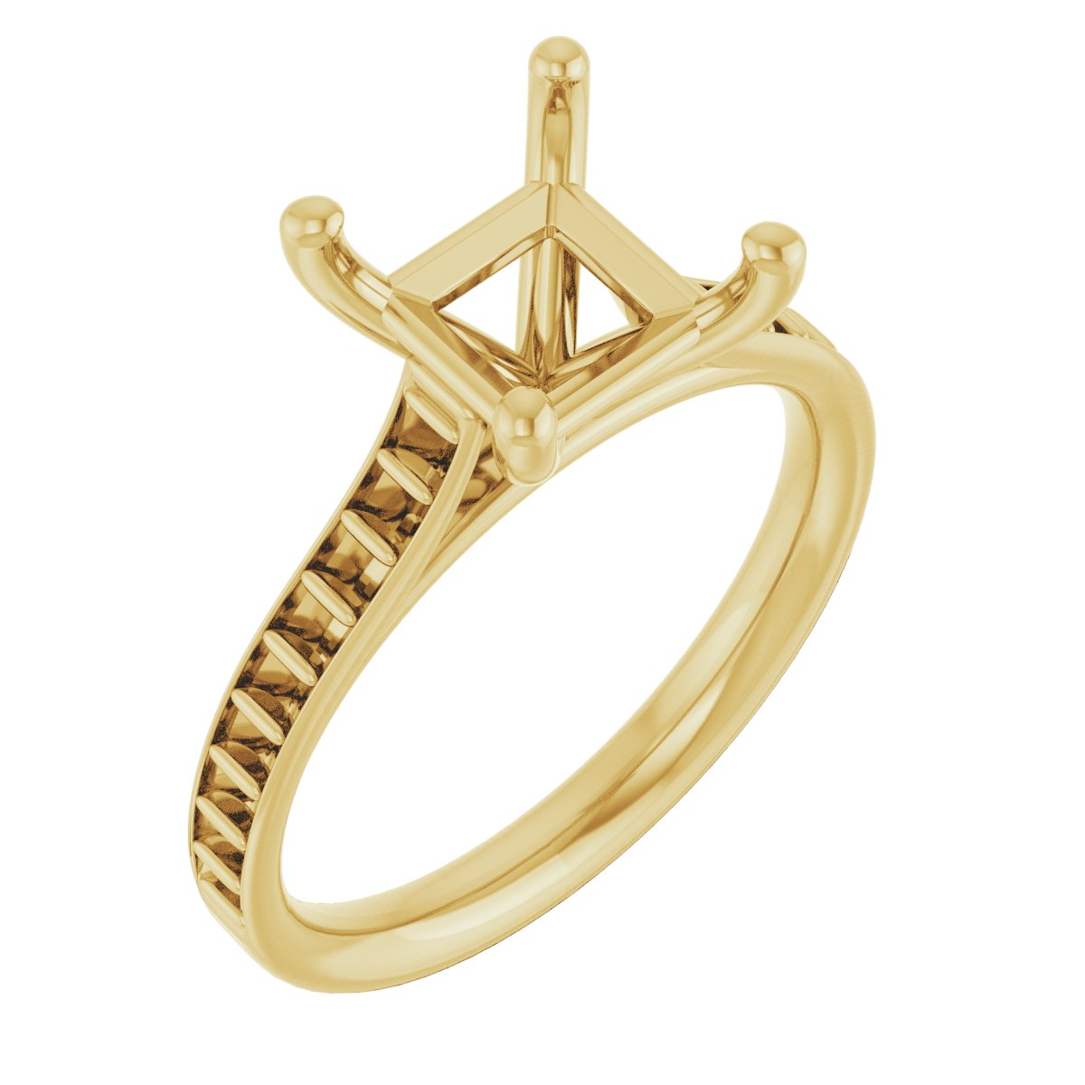 Accented Engagement Ring