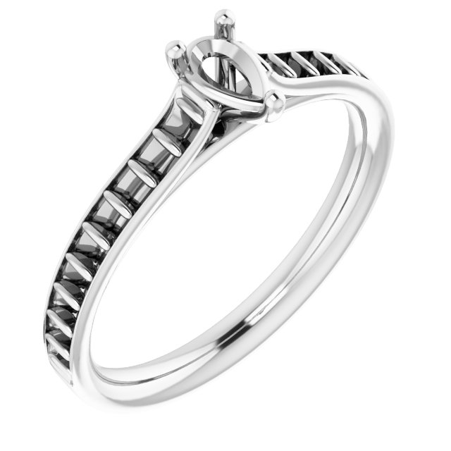 Accented Engagement Ring