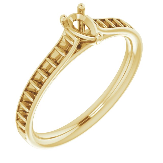 Accented Engagement Ring