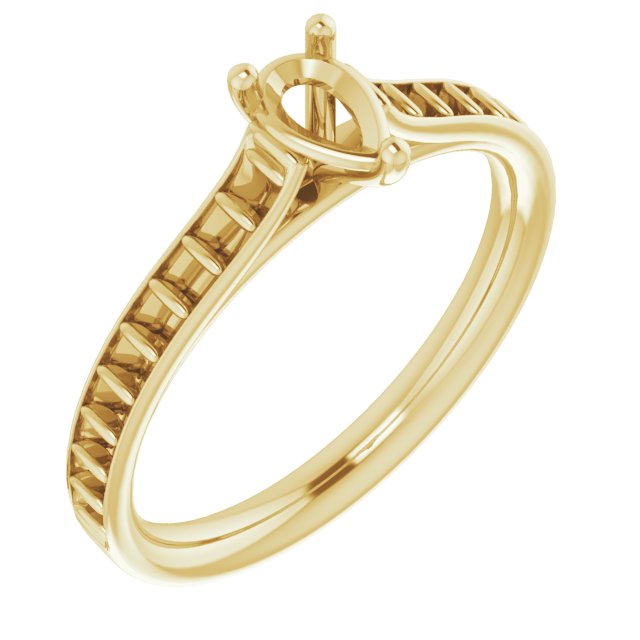 Accented Engagement Ring