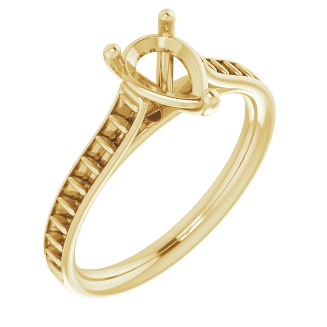 Accented Engagement Ring