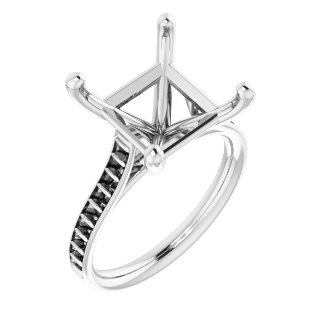 Accented Engagement Ring