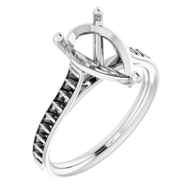 Accented Engagement Ring