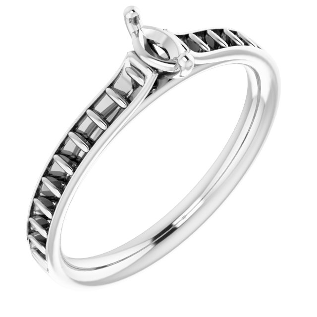 Accented Engagement Ring