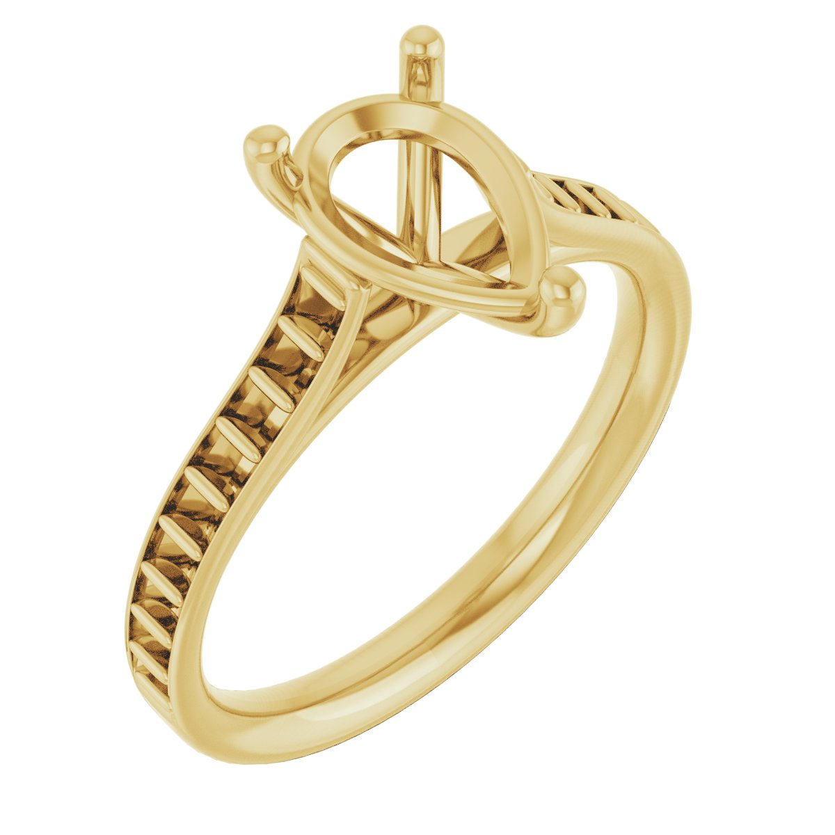 Accented Engagement Ring
