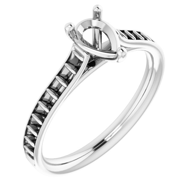 Accented Engagement Ring