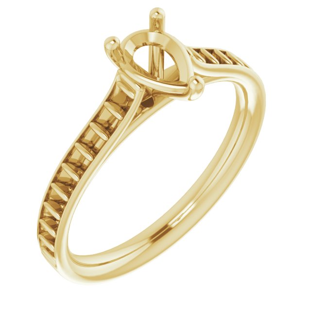 Accented Engagement Ring